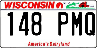 WI license plate 148PMQ