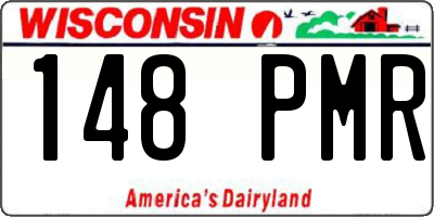 WI license plate 148PMR