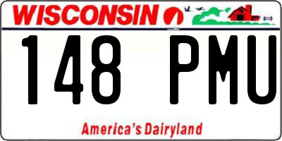 WI license plate 148PMU