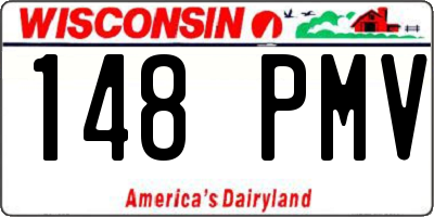 WI license plate 148PMV
