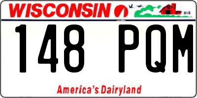 WI license plate 148PQM
