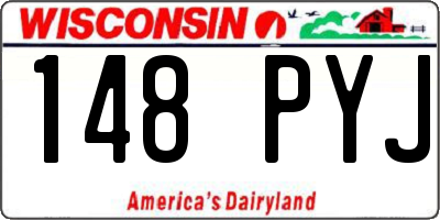 WI license plate 148PYJ