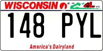 WI license plate 148PYL