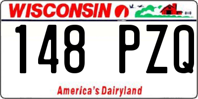 WI license plate 148PZQ