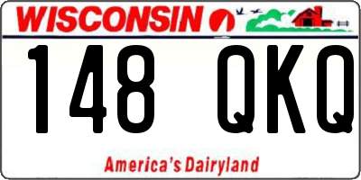 WI license plate 148QKQ