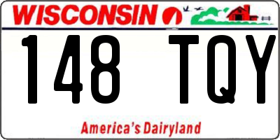 WI license plate 148TQY