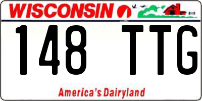 WI license plate 148TTG