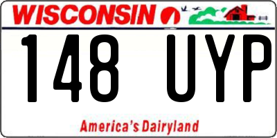 WI license plate 148UYP