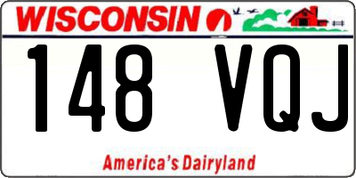 WI license plate 148VQJ