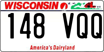 WI license plate 148VQQ