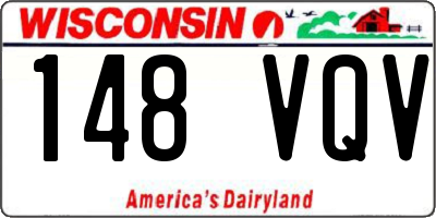 WI license plate 148VQV