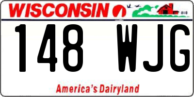 WI license plate 148WJG