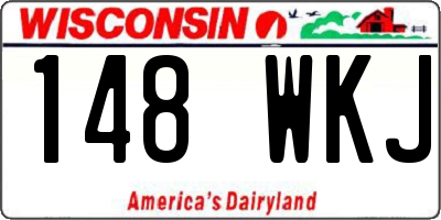WI license plate 148WKJ