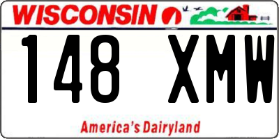 WI license plate 148XMW