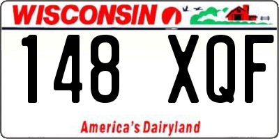 WI license plate 148XQF