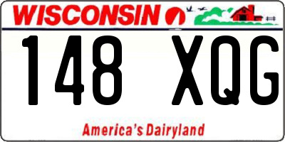 WI license plate 148XQG