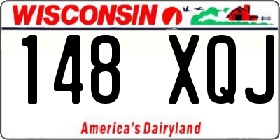 WI license plate 148XQJ