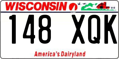 WI license plate 148XQK