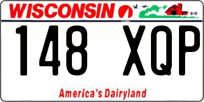 WI license plate 148XQP