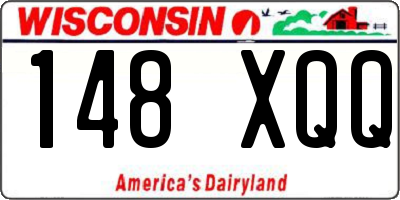 WI license plate 148XQQ