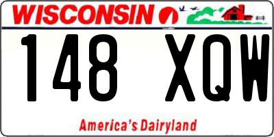 WI license plate 148XQW