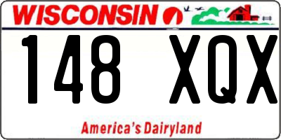 WI license plate 148XQX