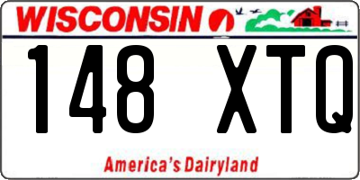 WI license plate 148XTQ
