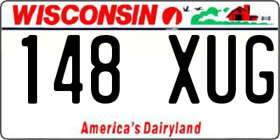WI license plate 148XUG