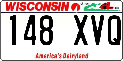 WI license plate 148XVQ