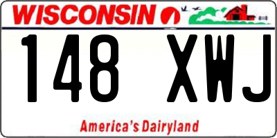 WI license plate 148XWJ