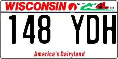 WI license plate 148YDH