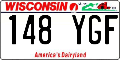 WI license plate 148YGF
