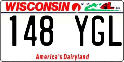 WI license plate 148YGL