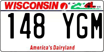 WI license plate 148YGM