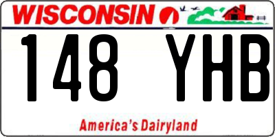 WI license plate 148YHB