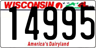 WI license plate 14995