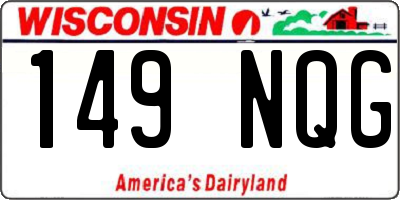 WI license plate 149NQG