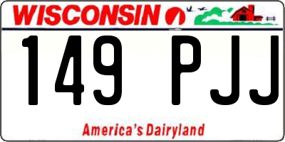 WI license plate 149PJJ