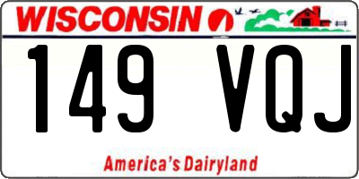 WI license plate 149VQJ