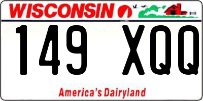 WI license plate 149XQQ