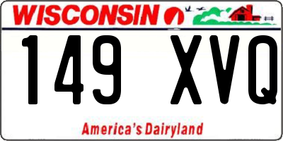 WI license plate 149XVQ