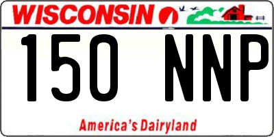 WI license plate 150NNP