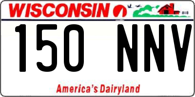 WI license plate 150NNV