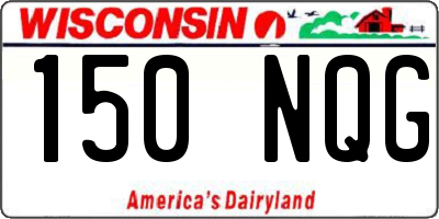WI license plate 150NQG