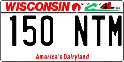 WI license plate 150NTM