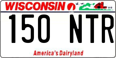 WI license plate 150NTR