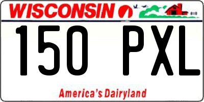 WI license plate 150PXL