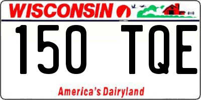 WI license plate 150TQE