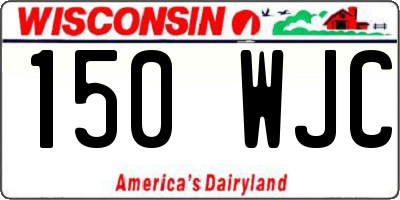 WI license plate 150WJC