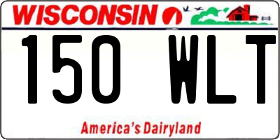 WI license plate 150WLT